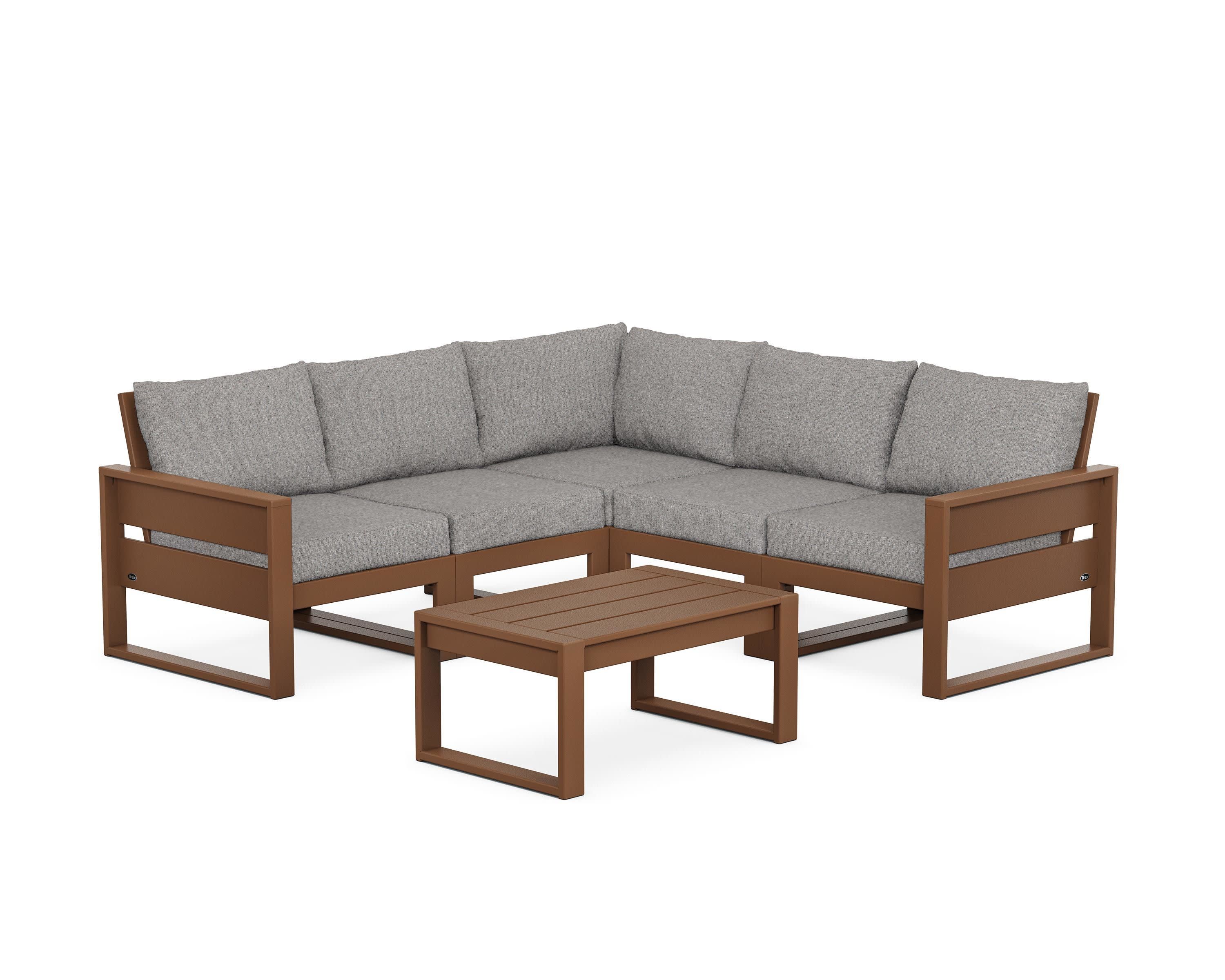 Eastport 6-Piece Deep Seating Sectional + Coffee Table Set