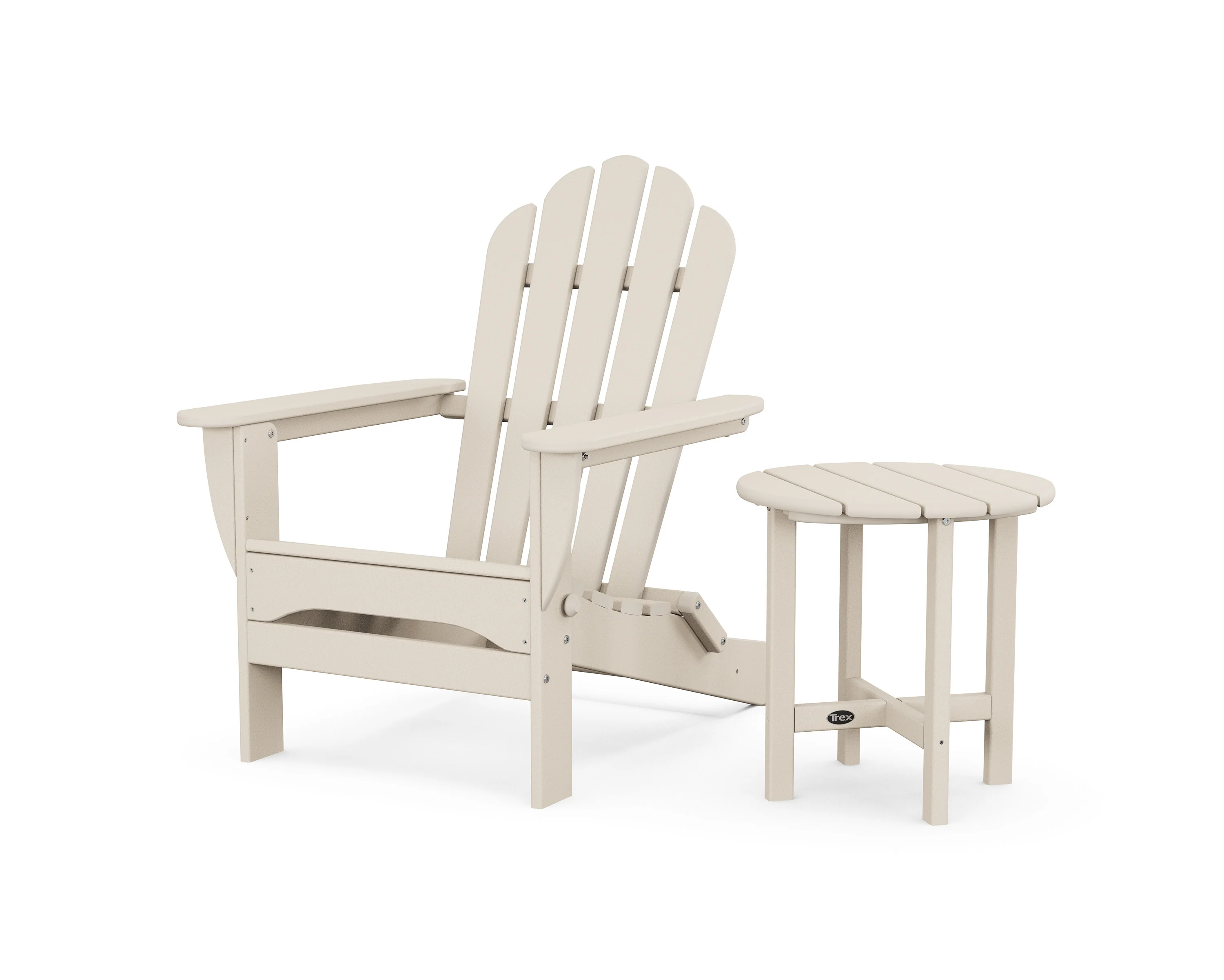 Monterey Bay Folding Adirondack Chair with Side Table