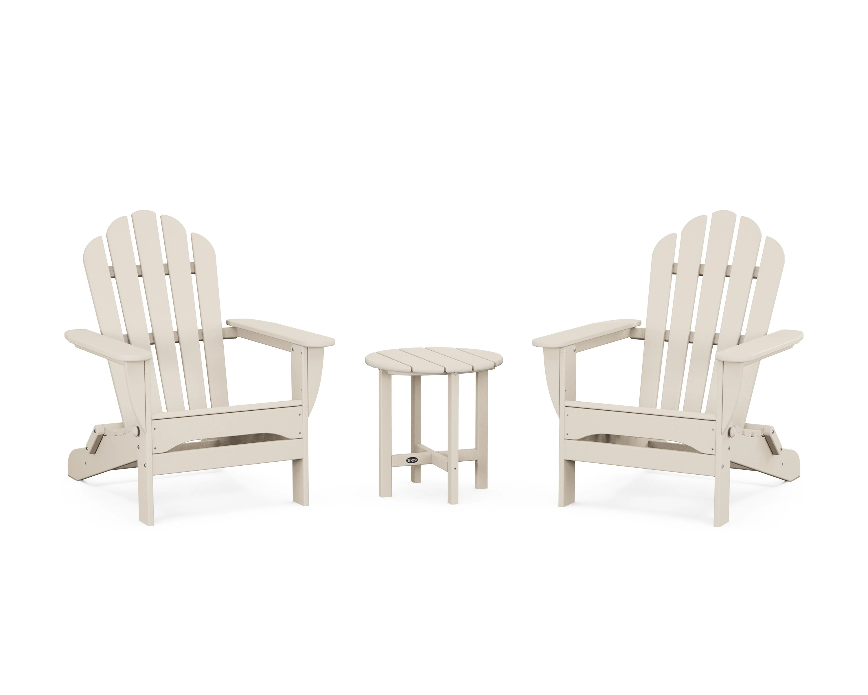 3-Piece Monterey Bay Folding Adirondack Set