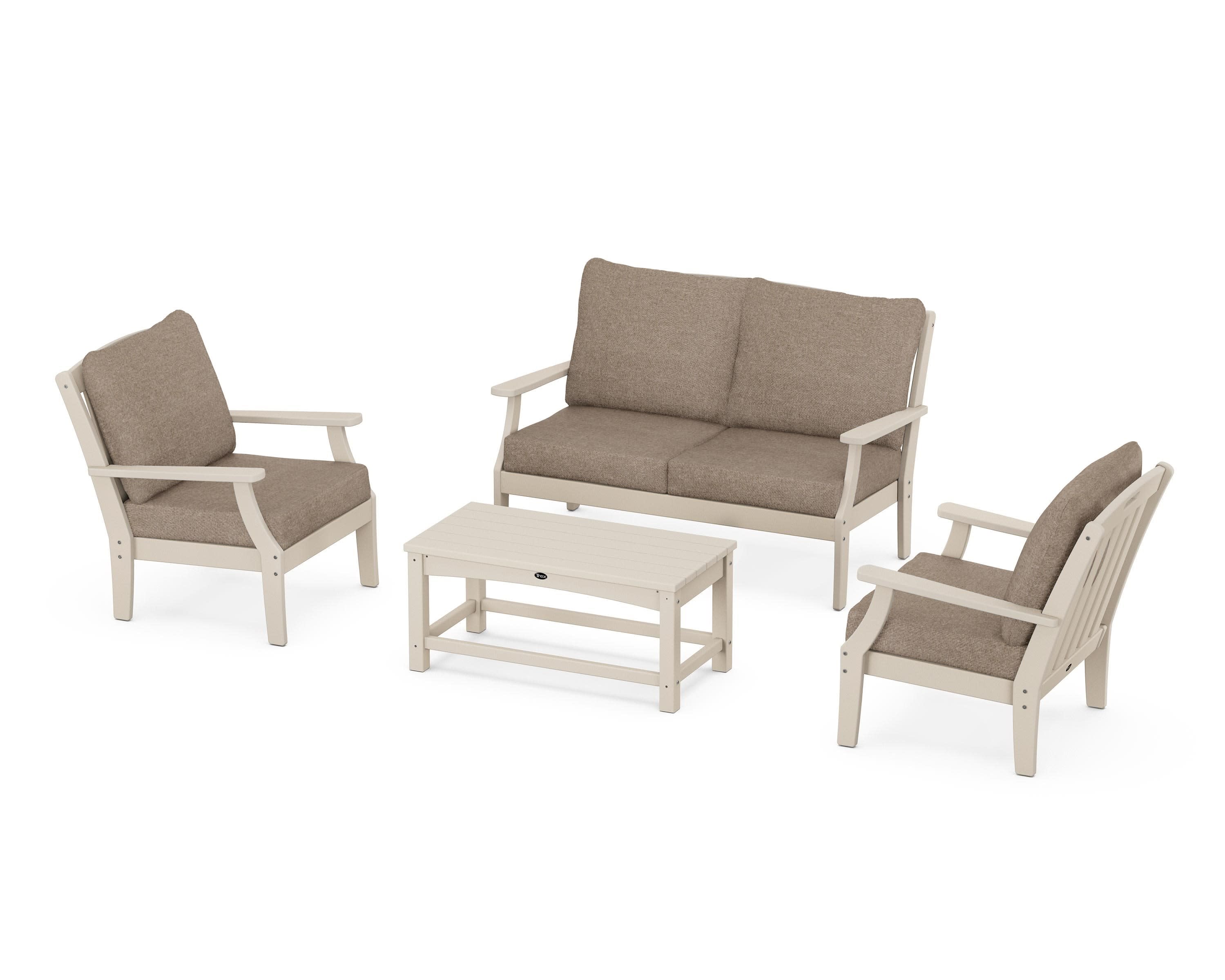 Yacht Club 4-Piece Deep Seating Chair Set