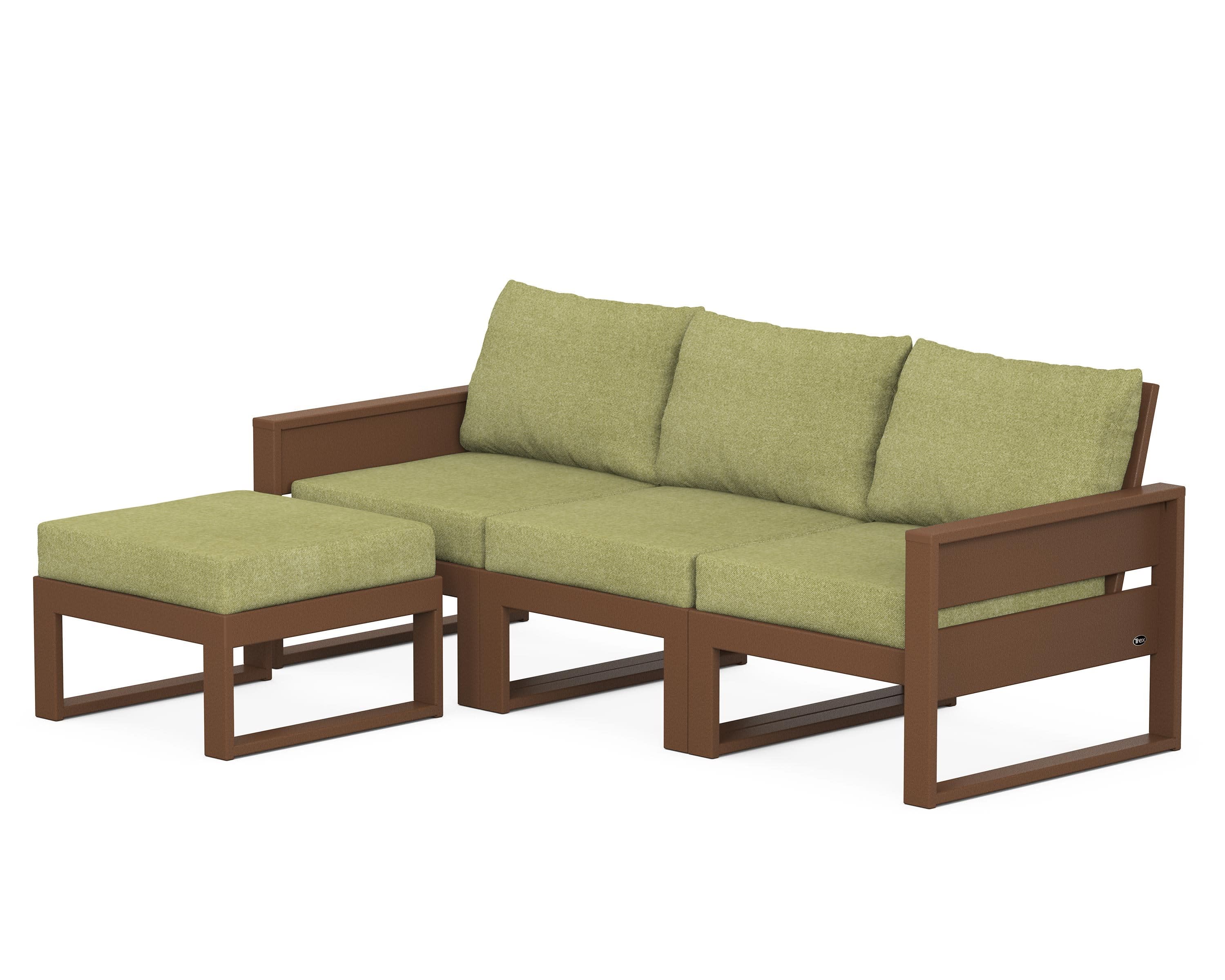 Eastport 4- Piece Sectional with Ottoman
